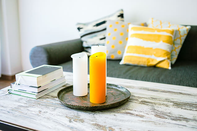 Candles can effect indoor air quality